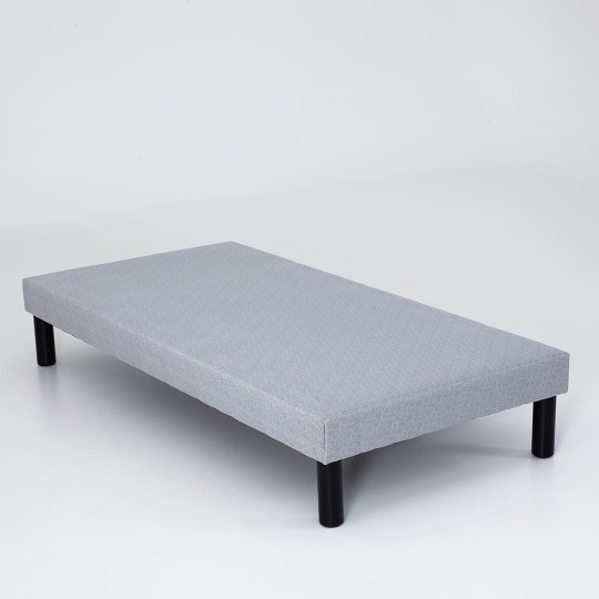 Sommier SR9 déco gris pas cher dans l'ensemble prêt à dormir Pack France Nuit King Size