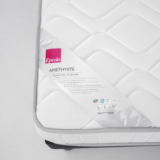 Epéda Matelas Amethyste ressorts ensachés