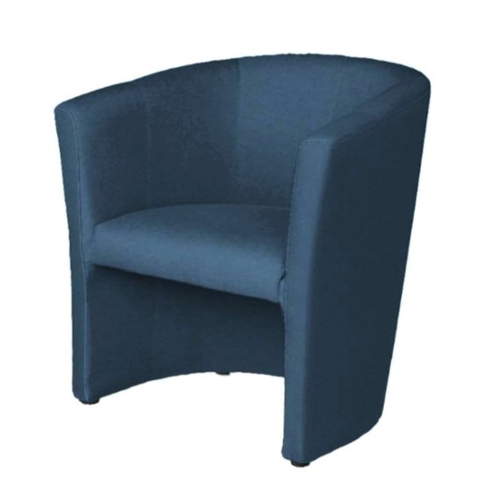 Fauteuil cabriolet bleu foncé Lucy pas cher