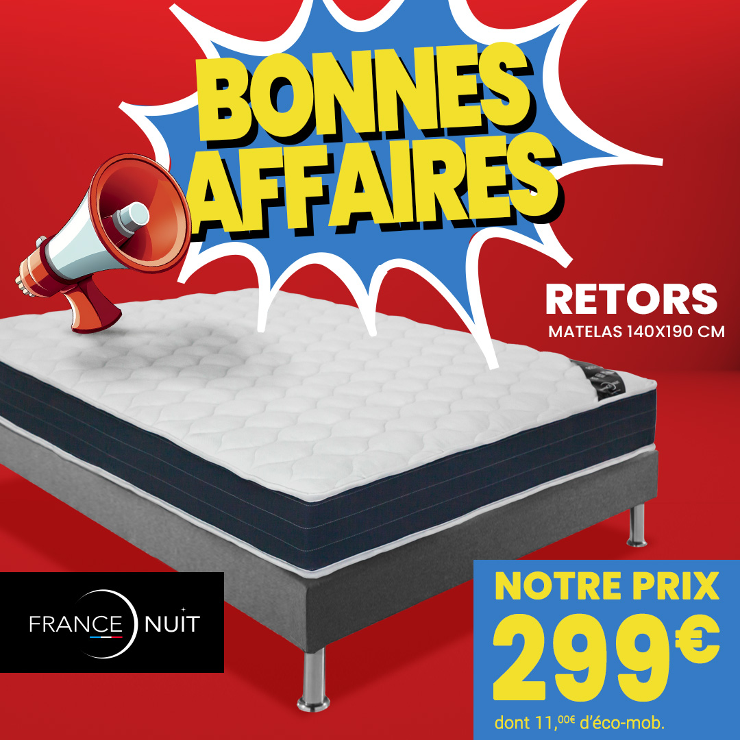 vignette menu matelas retors