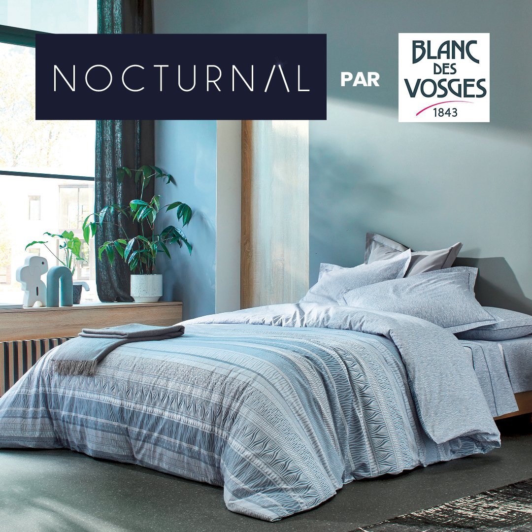 linge de lit blanc des vosges nocturnal